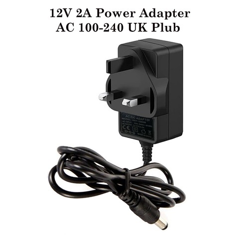 12v power adapter plug - uk,