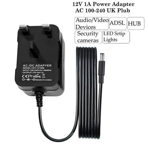 12v power adapter - 12v,