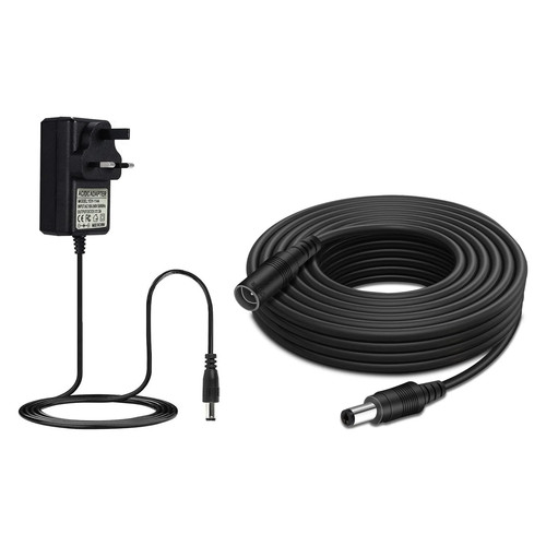 12v power adapter plug - 1a,