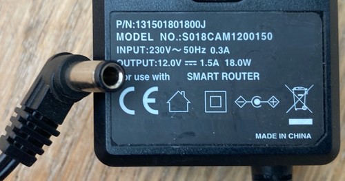 Smart router 12v 5a power - 1.5a,